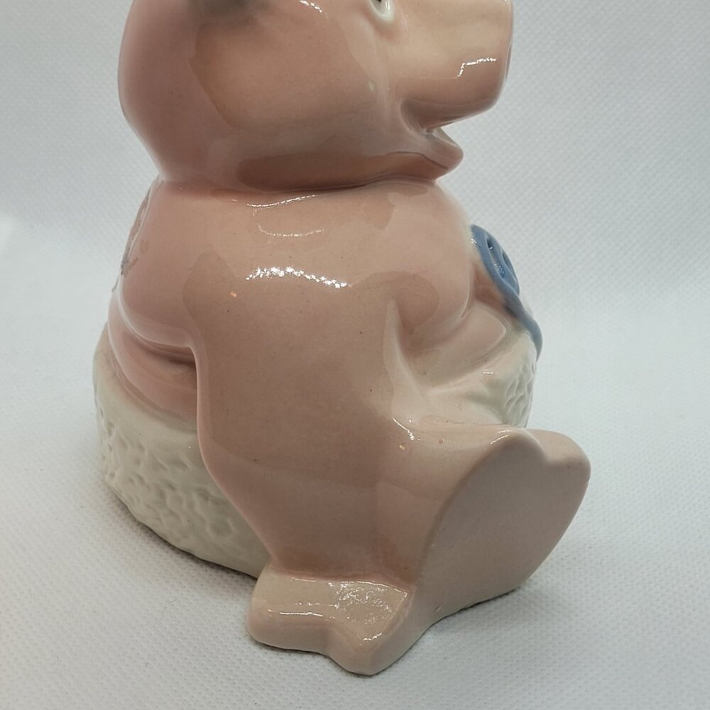 Wade Pottery Woody Baby Pig in Nappy Money Box Piggy Bank 1980s Natwest Bank - Picture 5 of 9